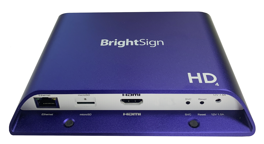 BrightSign Mediaplayer HD224 3840x2160@60Hz, Netzwerk, 8 GPIO